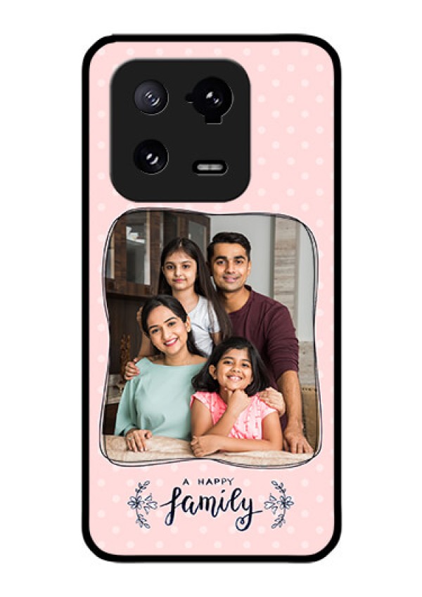 Xiaomi 13 Pro 5G Custom Glass Phone Case - Family with Dots Design
