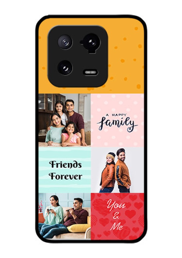 Xiaomi 13 Pro 5G Personalized Glass Phone Case - Images with Quotes Design