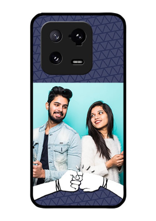 Xiaomi 13 Pro 5G Photo Printing on Glass Case - with Best Friends Design