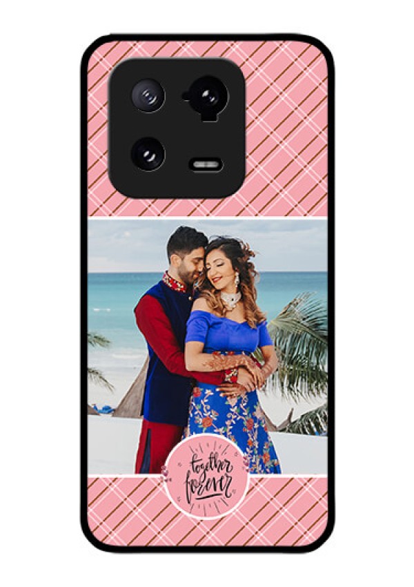 Xiaomi 13 Pro 5G Personalized Glass Phone Case - Together Forever Design