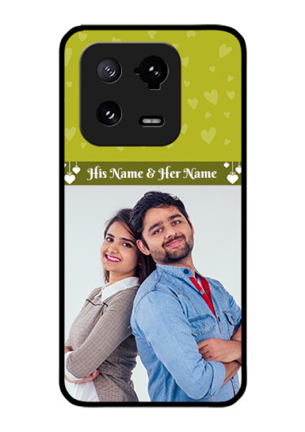 Xiaomi 13 Pro 5G Custom Glass Phone Case - You & Me Heart Design