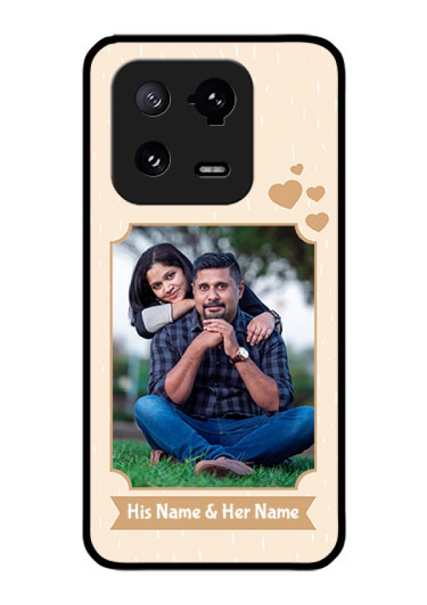 Xiaomi 13 Pro 5G Custom Glass Phone Case - with confetti love design