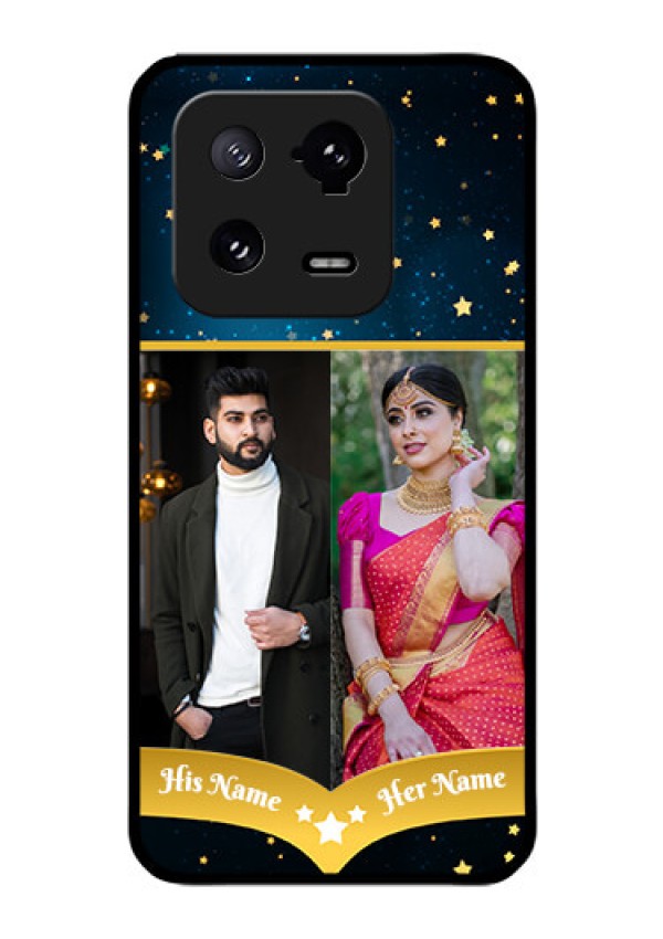 Xiaomi 13 Pro 5G Custom Glass Phone Case - Galaxy Stars Backdrop Design