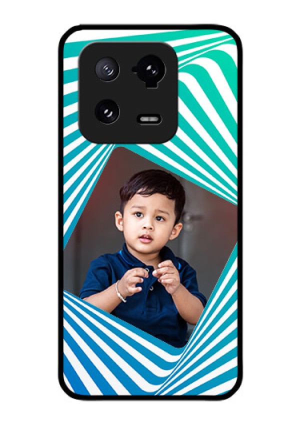 Xiaomi 13 Pro 5G Personalized Glass Phone Case - Abstract Spiral Design