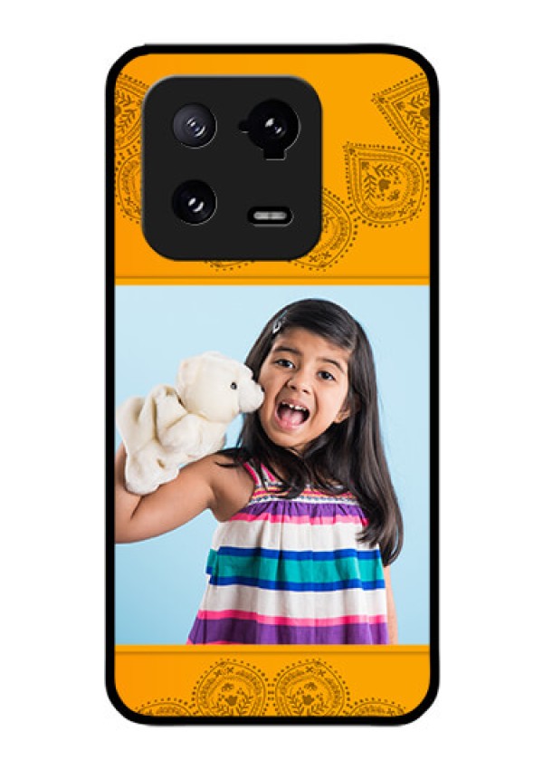 Xiaomi 13 Pro 5G Personalized Glass Phone Case - Photo Wedding Design