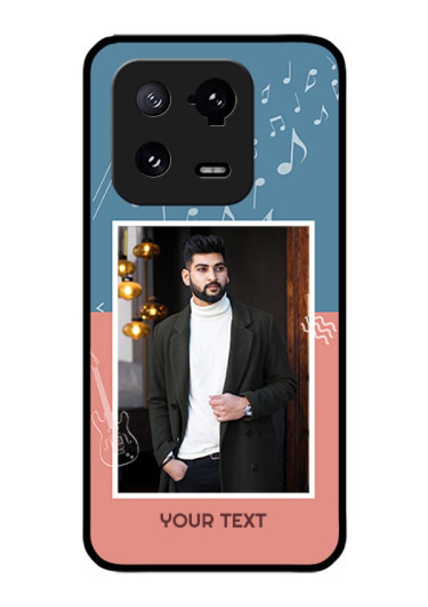 Xiaomi 13 Pro 5G Photo Printing on Glass Case - with Color Musical Note Design