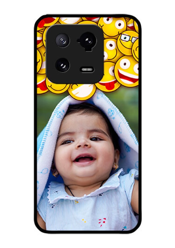 Xiaomi 13 Pro 5G Custom Glass Mobile Case - with Smiley Emoji Design
