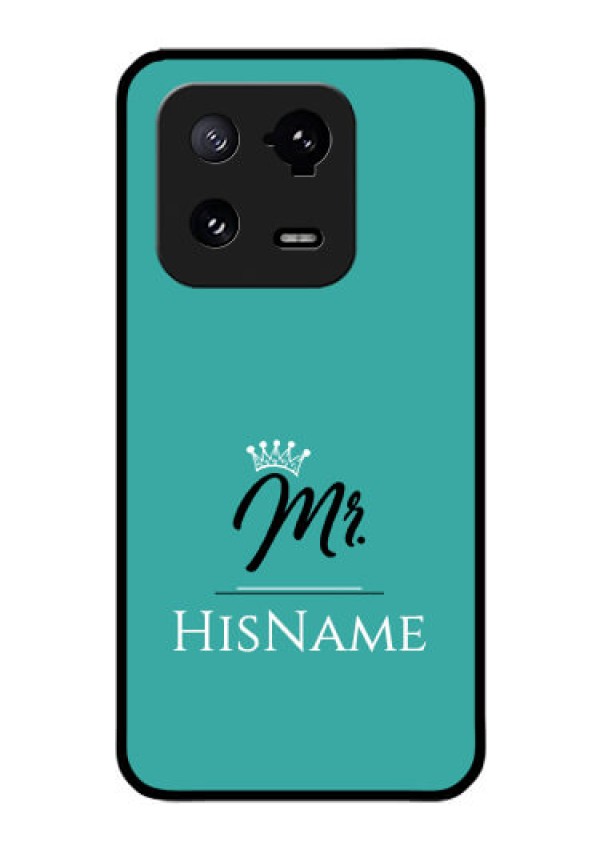 Xiaomi 13 Pro 5G Custom Glass Phone Case Mr with Name