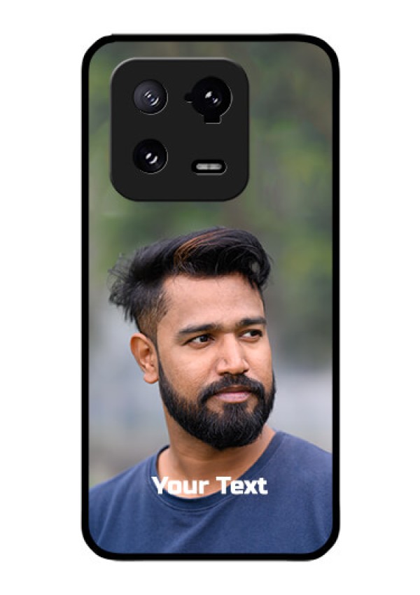Xiaomi 13 Pro 5G Glass Mobile Cover: Photo with Text