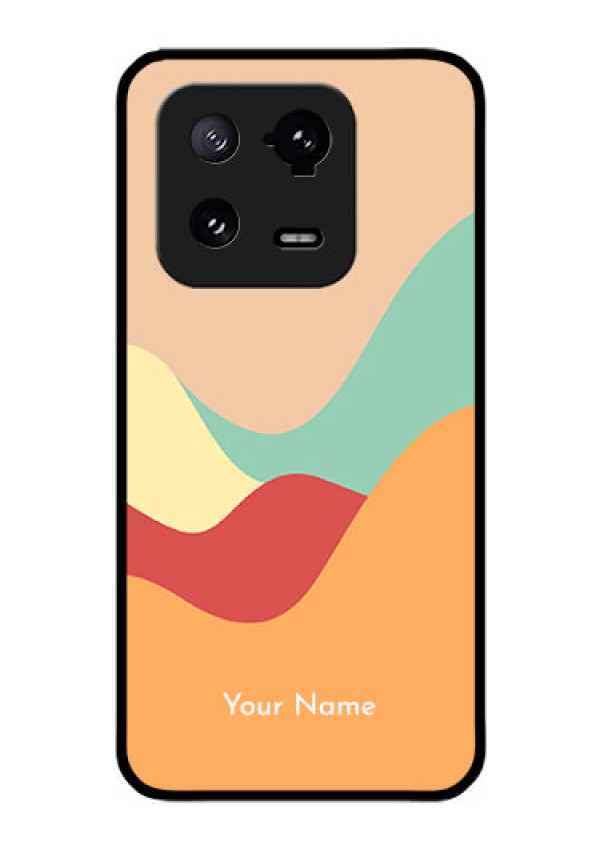 Xiaomi 13 Pro 5G Personalized Glass Phone Case - Ocean Waves Multi-colour Design