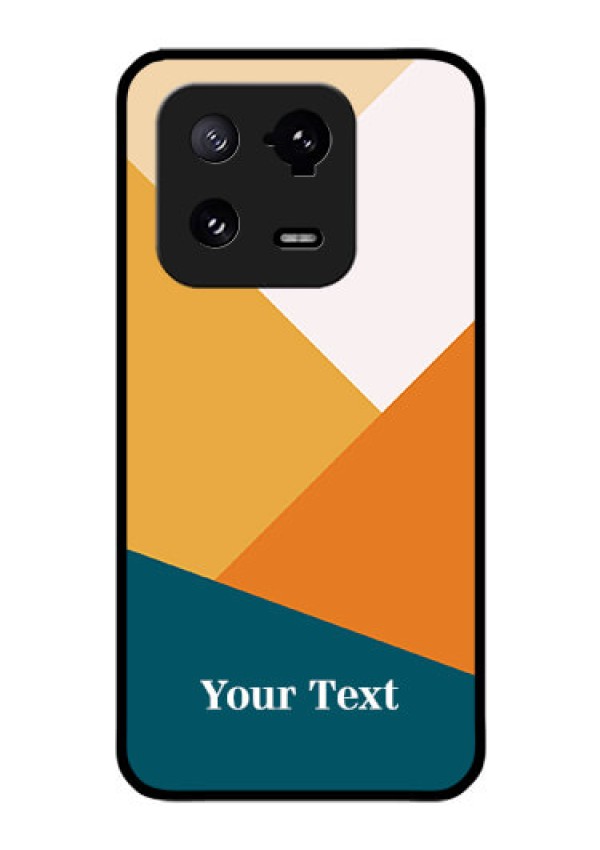 Xiaomi 13 Pro 5G Personalized Glass Phone Case - Stacked Multi-colour Design