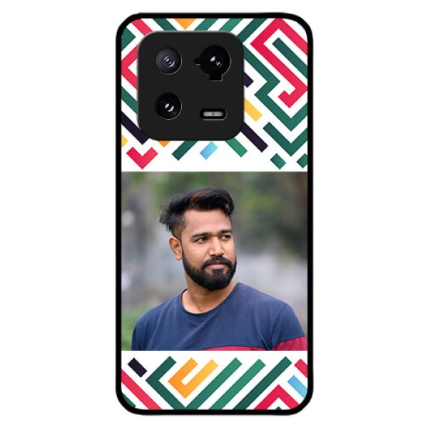 Xiaomi 13 Pro 5G Personalized Glass Phone Case - Colorful Maze Pattern Design Xiaomi 13 Pro 5G Personalized Glass Phone Case - Colorful Maze Pattern Design