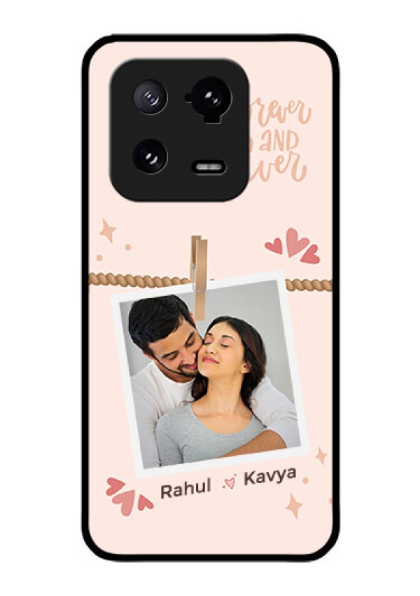 Xiaomi 13 Pro 5G Custom Glass Phone Case - Forever and ever love Design
