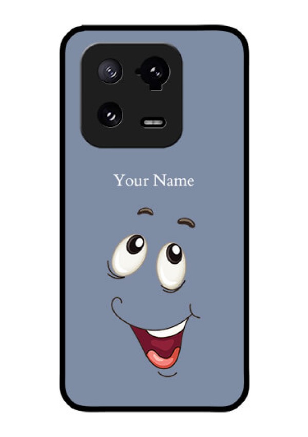 Xiaomi 13 Pro 5G Photo Printing on Glass Case - Laughing Cartoon Face Design