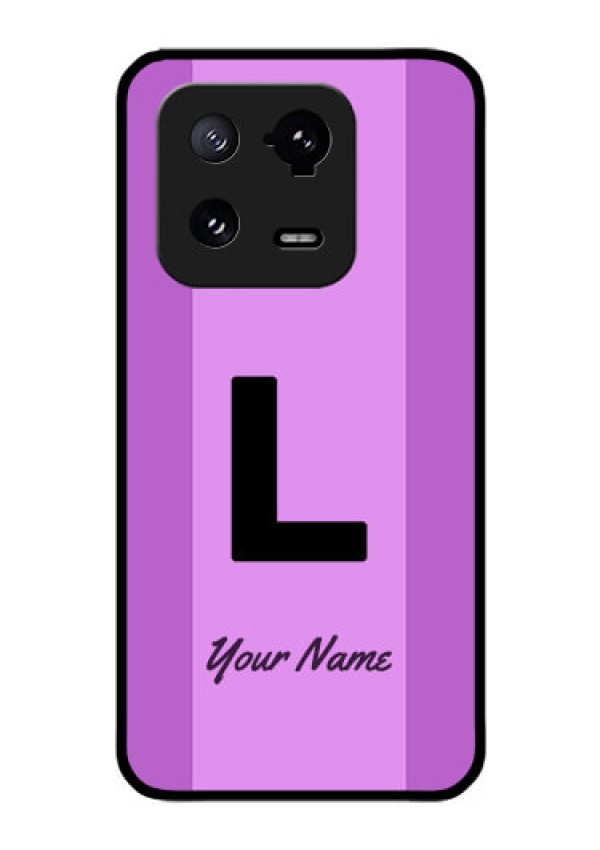 Xiaomi 13 Pro 5G Custom Glass Phone Case - Tricolor custom text Design