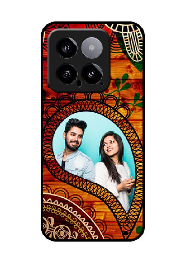 Xiaomi 14 5G Custom Glass Phone Case - Abstract Colorful Design