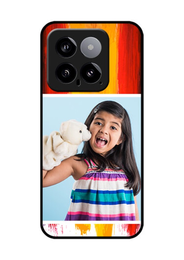Xiaomi 14 5G Custom Glass Phone Case - Multi Color Design