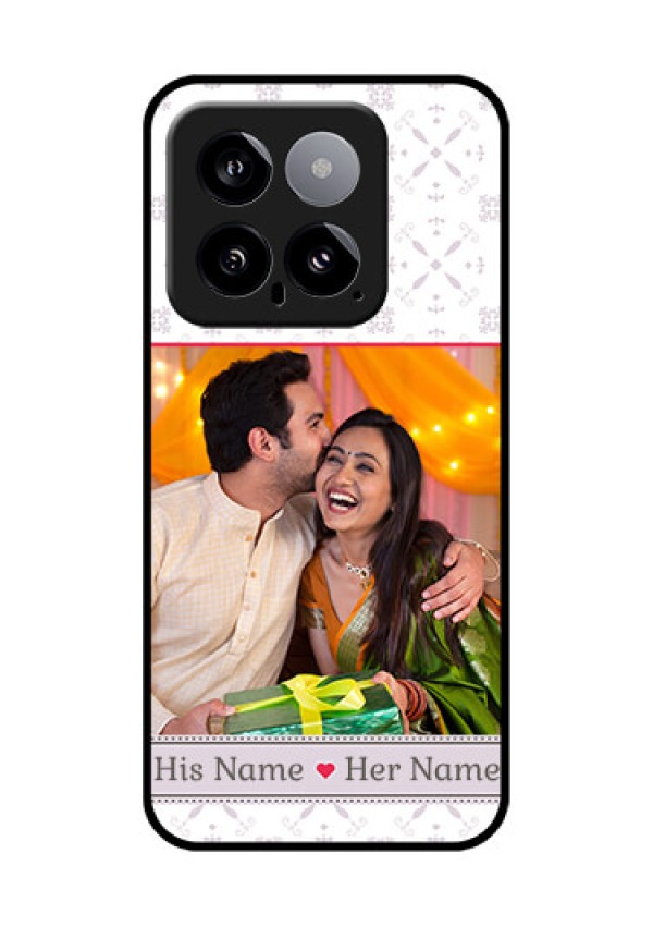 Xiaomi 14 5G Custom Glass Phone Case - With Photo And Ethnic Design