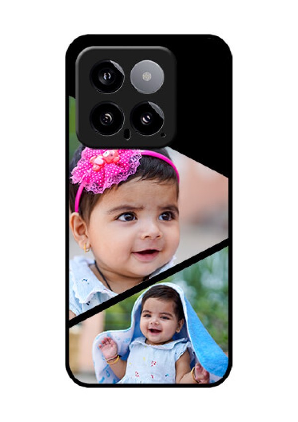 Xiaomi 14 5G Custom Glass Phone Case - Semi Cut Design