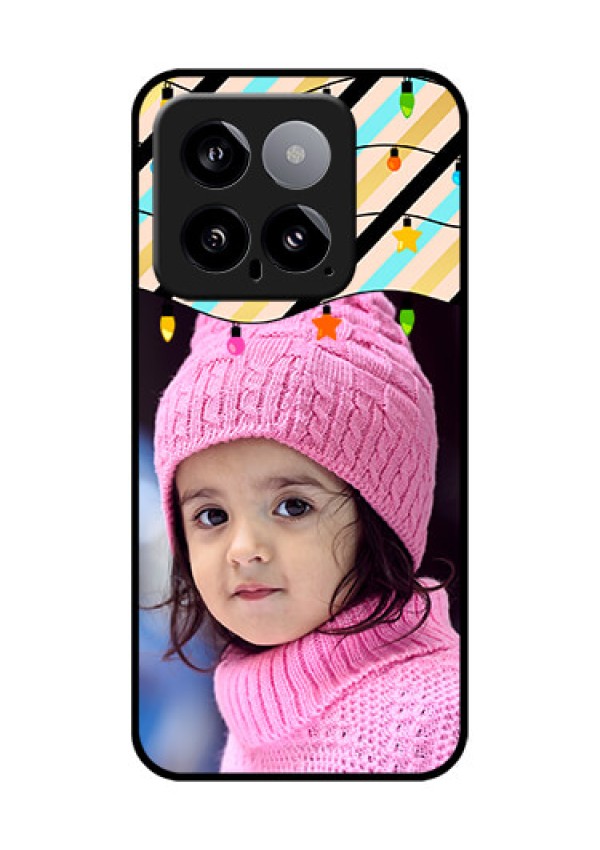 Xiaomi 14 5G Custom Glass Phone Case - Lights Hanging Design