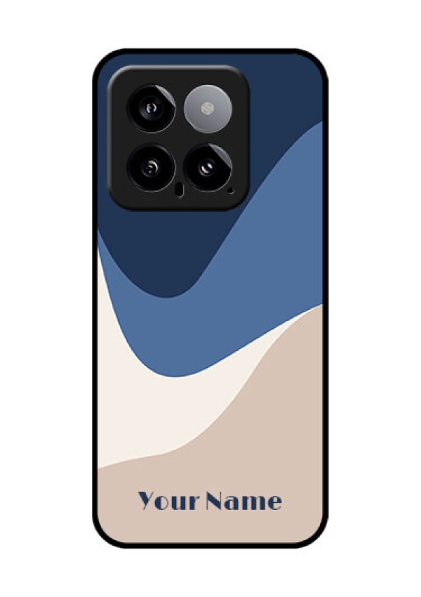 Xiaomi 14 5G Custom Glass Phone Case - Abstract Drip Art Design