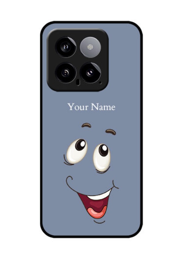 Xiaomi 14 5G Custom Glass Phone Case - Laughing Cartoon Face Design