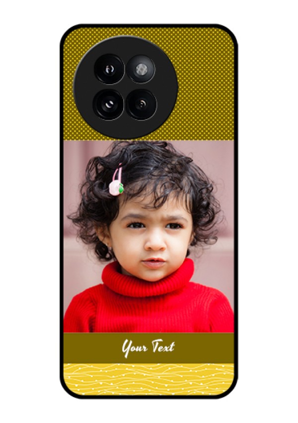 Xiaomi 14 Civi Custom Glass Phone Case - Simple Green Color Design