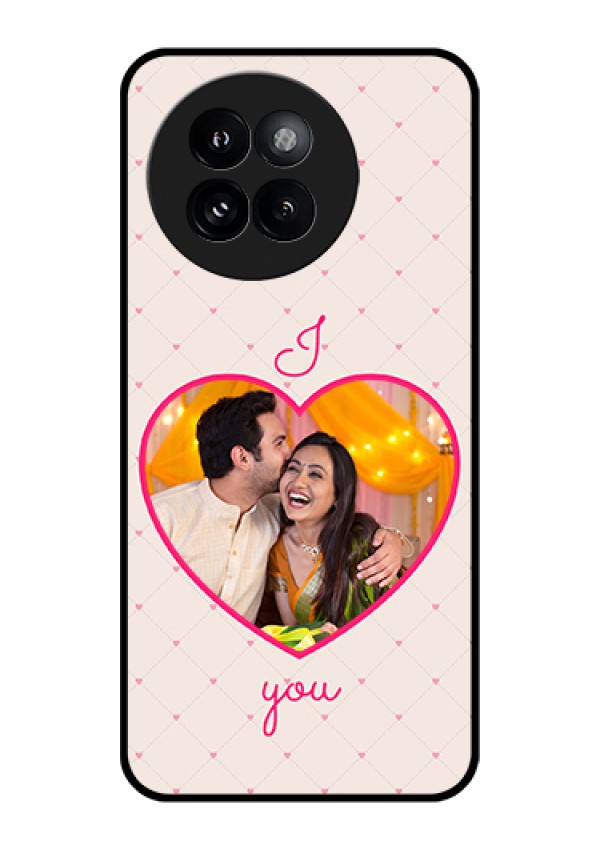 Xiaomi 14 Civi Custom Glass Phone Case - Heart Shape Design