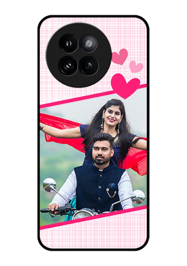 Xiaomi 14 Civi Custom Glass Phone Case - Love Shape Heart Design