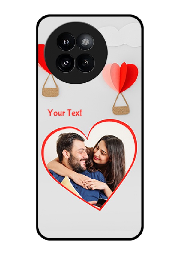Xiaomi 14 Civi Custom Glass Phone Case - Parachute Love Design