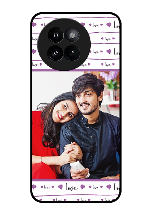 Xiaomi 14 Civi Custom Glass Phone Case - Couples Heart Design