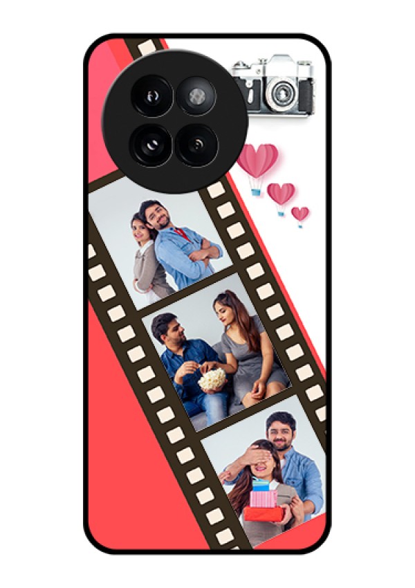 Xiaomi 14 Civi Custom Glass Phone Case - 3 Image Holder With Film Reel