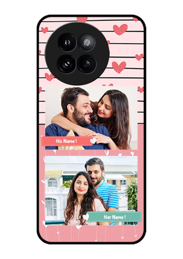 Xiaomi 14 Civi Custom Glass Phone Case - Photo With Heart Design