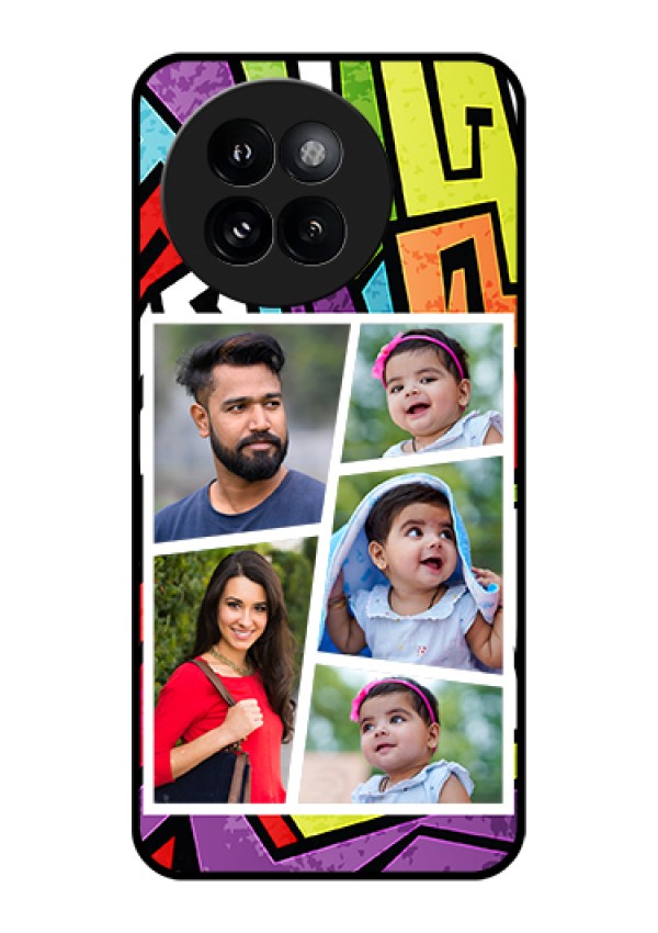 Xiaomi 14 Civi Custom Glass Phone Case - Graffiti Pattern Design