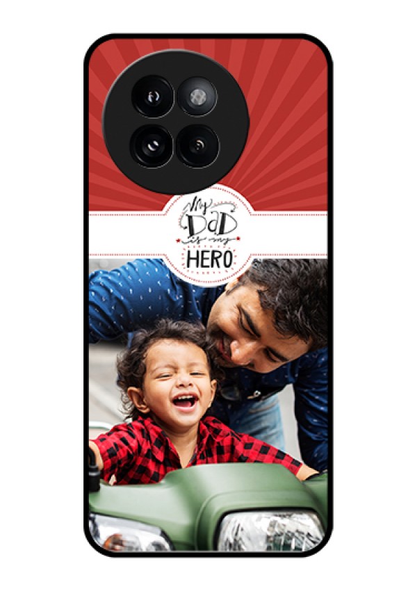 Xiaomi 14 Civi Custom Glass Phone Case - My Dad Hero Design