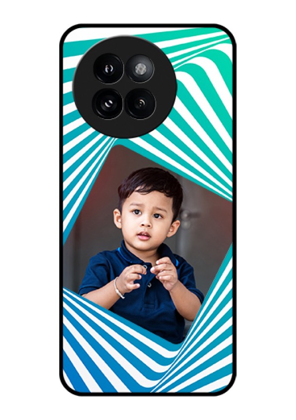 Xiaomi 14 Civi Custom Glass Phone Case - Abstract Spiral Design
