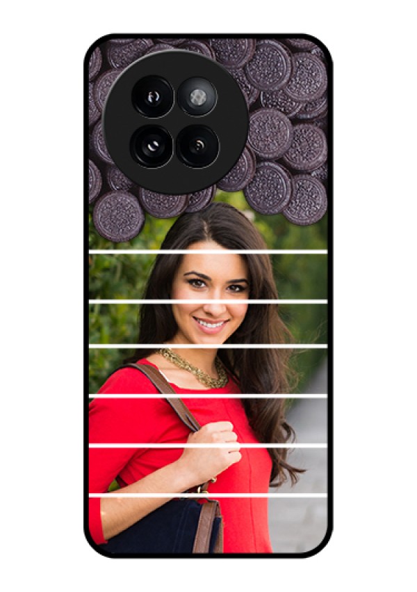 Xiaomi 14 Civi Custom Glass Phone Case - With Oreo Biscuit Design