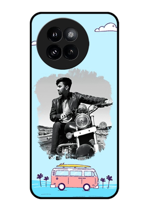Xiaomi 14 Civi Custom Glass Phone Case - Travel & Adventure Design