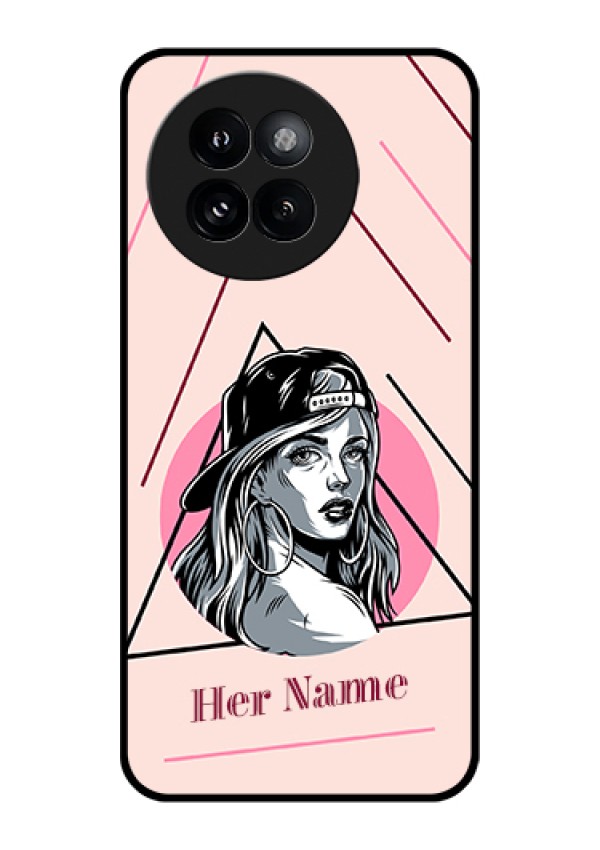 Xiaomi 14 Civi Custom Glass Phone Case - Rockstar Girl Design