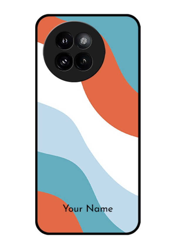 Xiaomi 14 Civi Custom Glass Phone Case - Coloured Waves Design