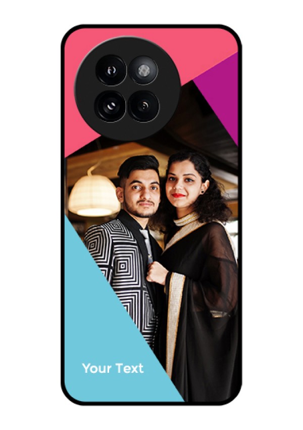 Xiaomi 14 Civi Custom Glass Phone Case - Stacked Triple Colour Design