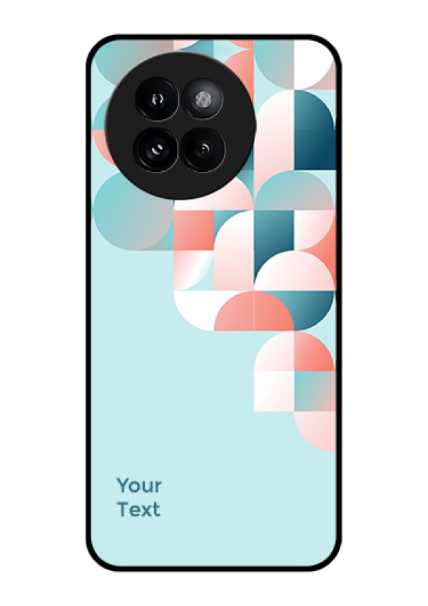 Xiaomi 14 Civi Custom Glass Phone Case - Stylish Semi - Circle Pattern Design