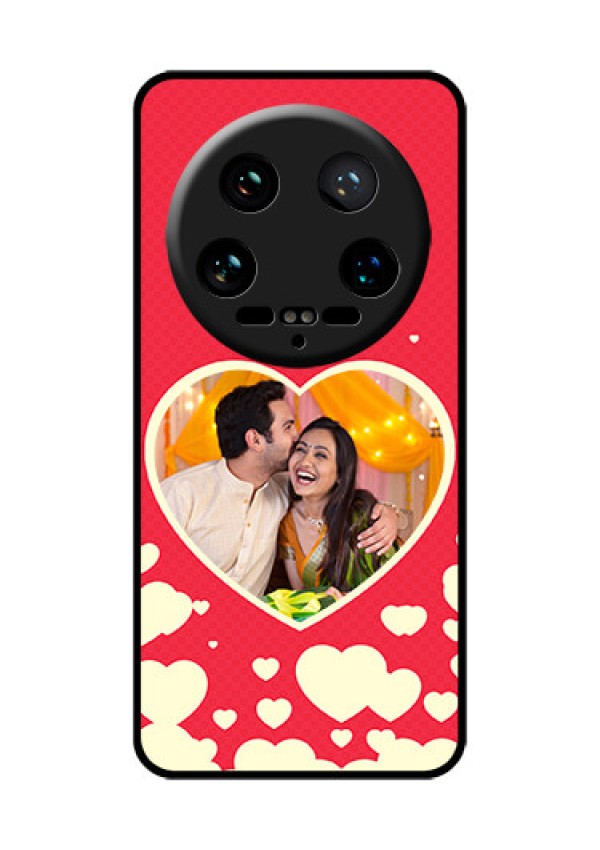 Xiaomi 14 Ultra Custom Glass Phone Case - Love Symbols Phone Cover Design
