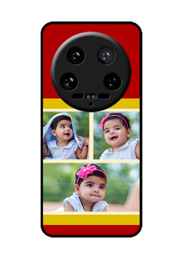 Xiaomi 14 Ultra Custom Glass Phone Case - Multiple Pic Upload Design