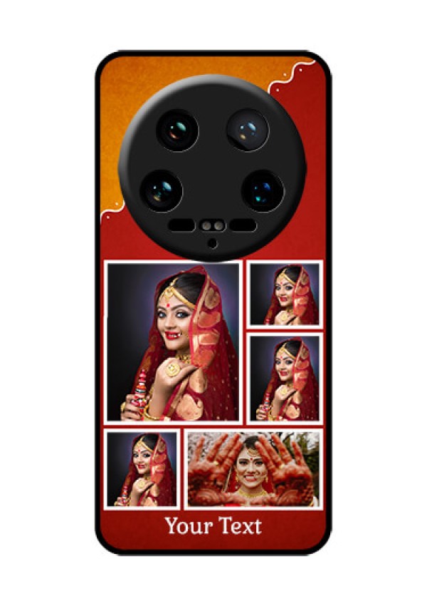 Xiaomi 14 Ultra Custom Glass Phone Case - Wedding Pic Upload Design