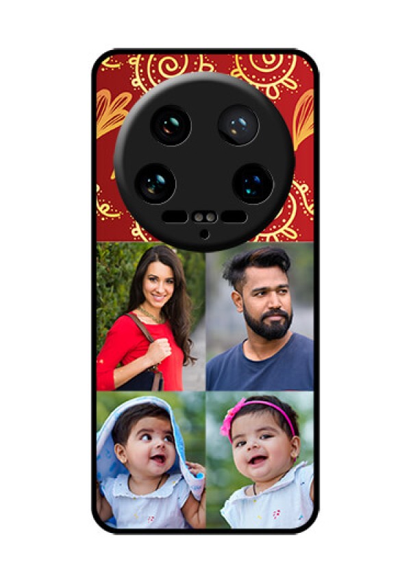 Xiaomi 14 Ultra Custom Glass Phone Case - 4 Image Traditional Design