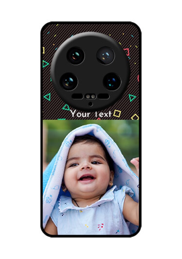 Xiaomi 14 Ultra Custom Glass Phone Case - With Confetti Birthday Design