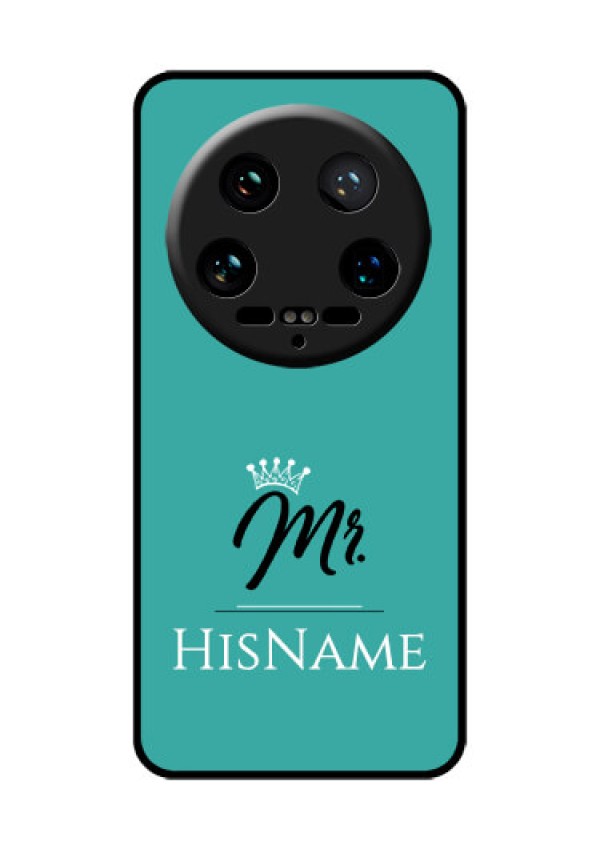 Xiaomi 14 Ultra Custom Glass Phone Case - Mr With Name Design