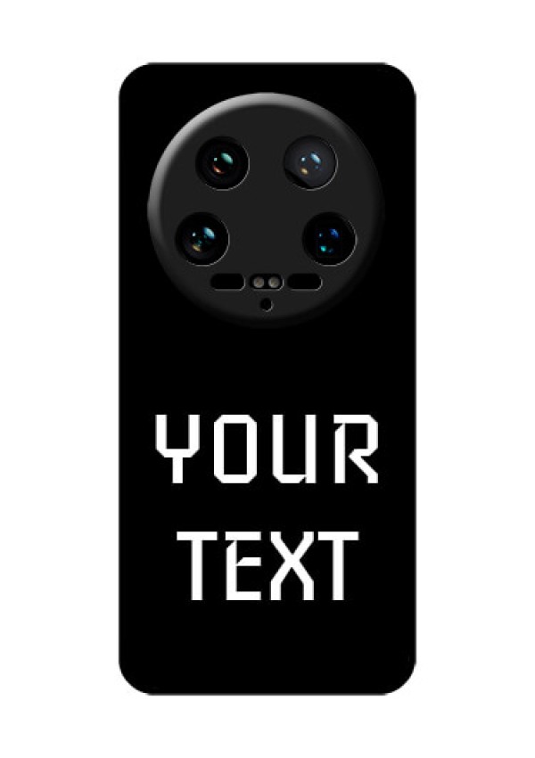 Xiaomi 14 Ultra Custom Glass Phone Case - Your Name Design