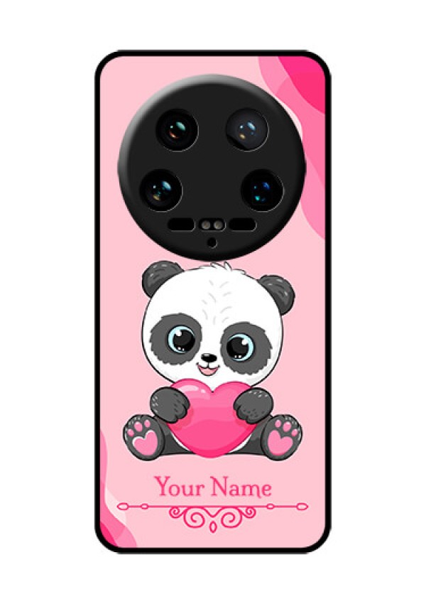 Xiaomi 14 Ultra Custom Glass Phone Case - Cute Panda Design